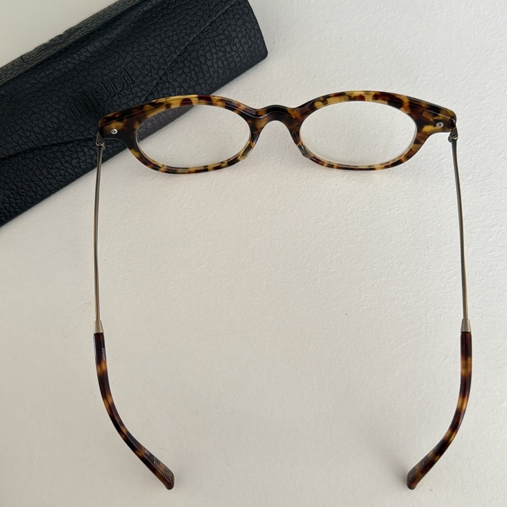 Matsuda M2022 Tortoise Cat Eye Optical Eye Glasses Made in Japan 47mm - Picture 4 of 8